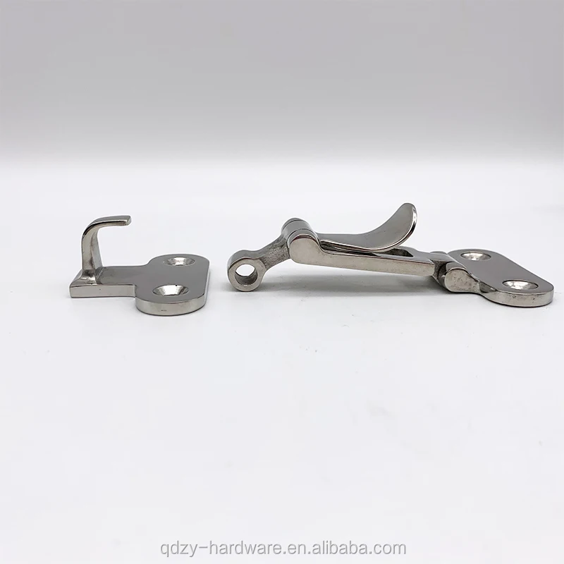 High Polished Stainless Steel Lock Buckle Latch SS316 Marine Boat Deck