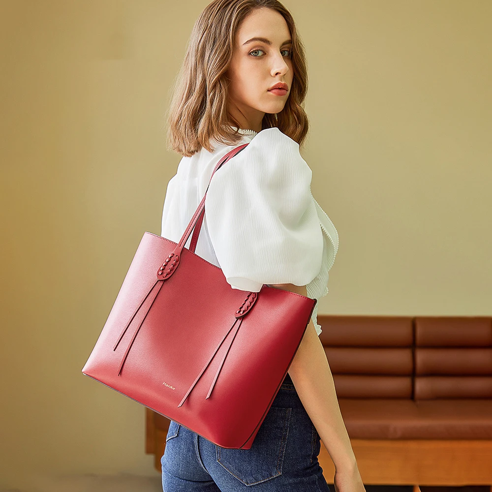 

High Capacity 2 In 1 Baguette Office Tote Bag For Women, 2 colors in stock