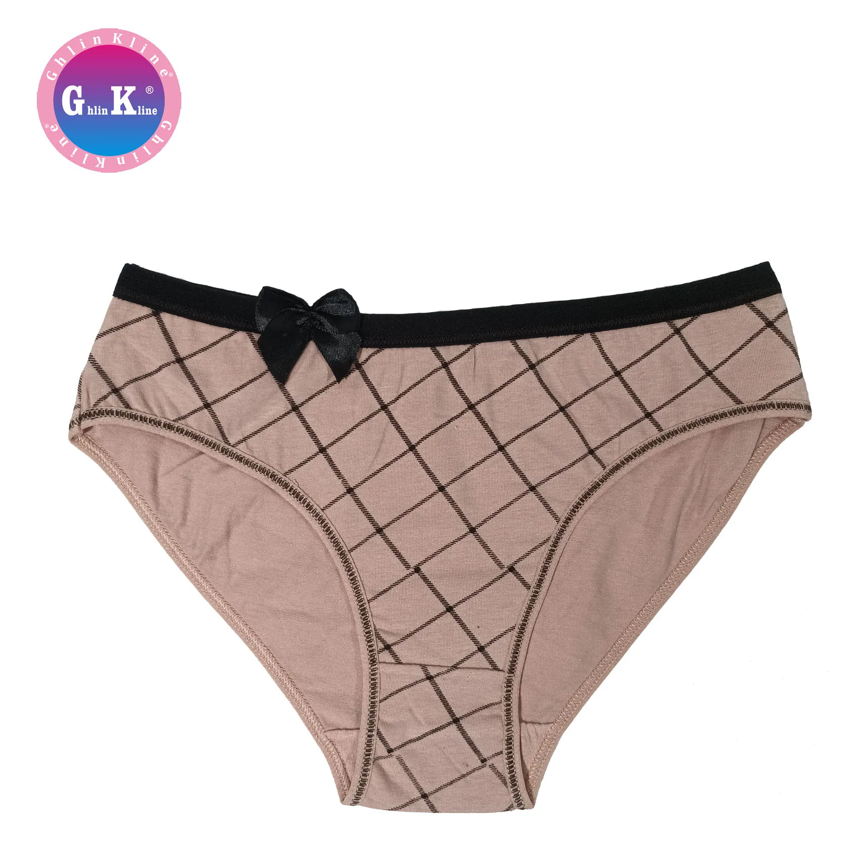 

Soft Geometric Spandex Cotton Plus Size Sustainable Everyday Quick Dry Panties Underwear