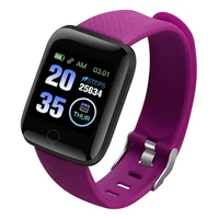

Amazon Hot Selling smart watch 116 plus wrist band bracelet blood pressure sport wristband fitness smartwatch for android ios