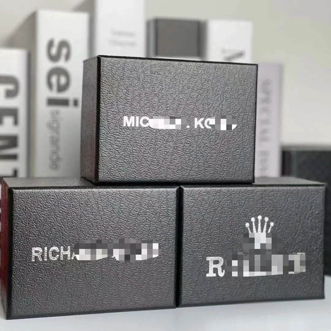 

custom logo luxury watch box Luxury Watch box watch gift box wholesale, Black