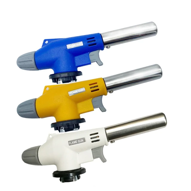 

J736 Outdoor Tools Adjustable Blow Gas Torch Fire Gun Flame Spray Gun Heating Torch Portable Welding Flame Gun