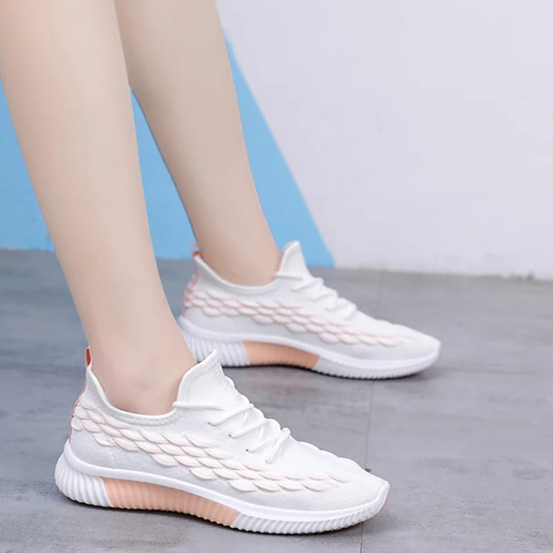 

2021 women's shoes autumn new breathable women's shoes comfortable casual women's sports shoes for running, As pictures