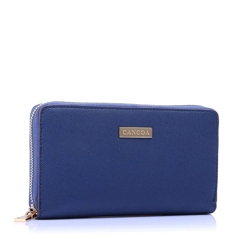 

#2051a PAPARAZZI-P&S UNION GROUP Guangzhou factory made saffiano pu leather women leather wallet bag, Blue, various color are available