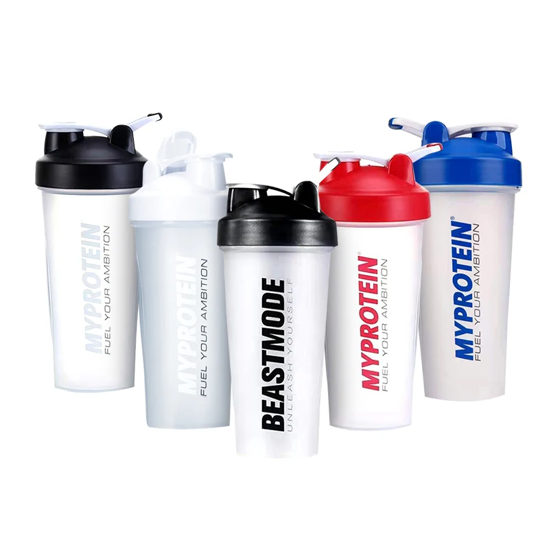 

Large Capacity 700ml Mixer Ball Plastic Drinking Water Shaker Bottle for Protein, White, blue, black, red