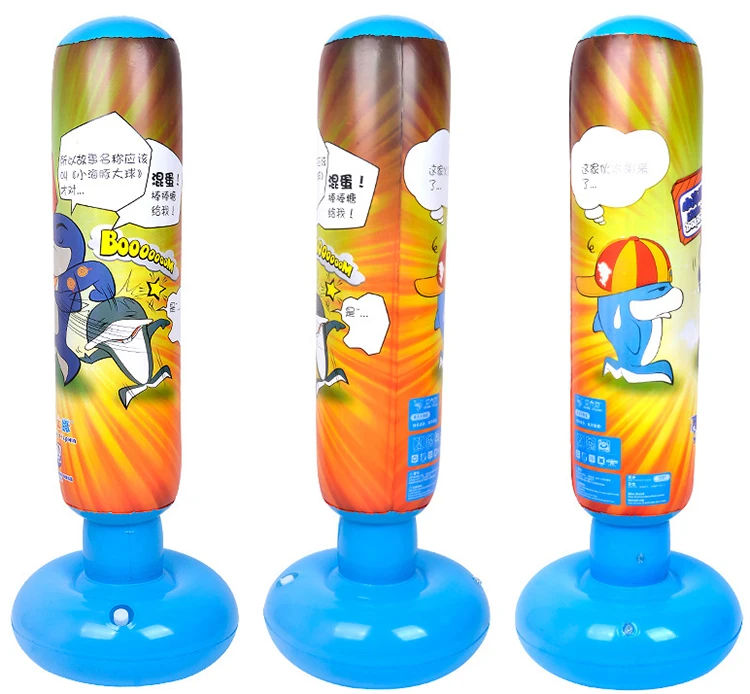 

Boxing Inflatable sand bag human reflex punching bag