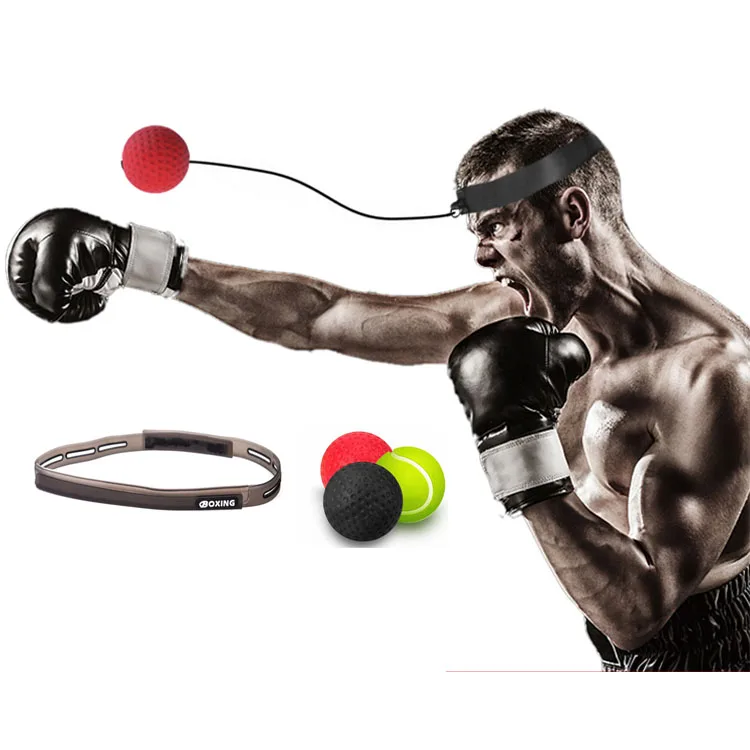 

Wholesale Gym Fitness Fight Training Double End Set Punch Head Reflex Speed Boxing Ball