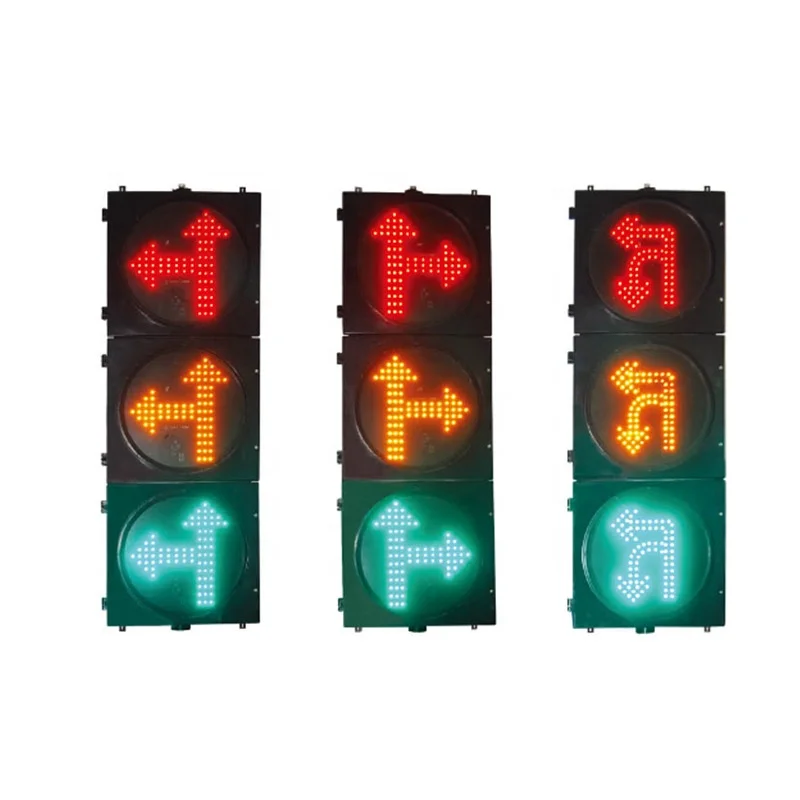 300mm Red green yellow traffic arrow light