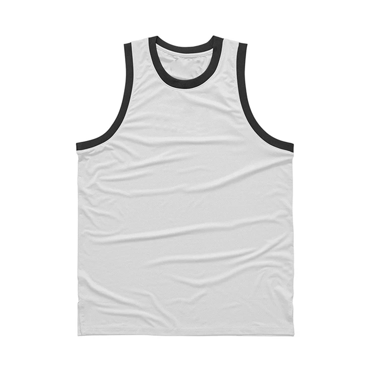 

2021 new fashion men vest cotton Cheap price blank white vest for men practice basketball jerseys singlets gym vest men