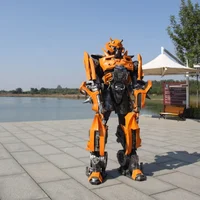 

Large Size 3 M Tall Realistic Adult Size Human Wearing Robot Costumes For Show