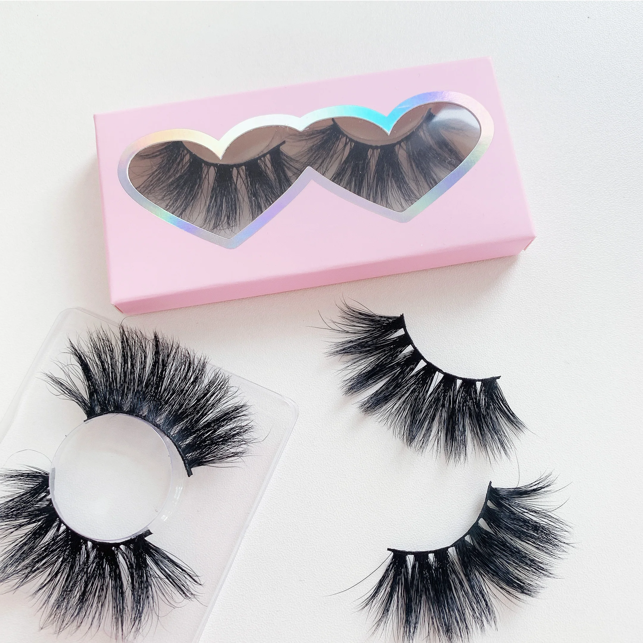 

Fluffy Mink Lashes 3d 5d eyelash Wholesale Vendor full strip lashes lasheswholesale vendor eyelash packaging, Black color