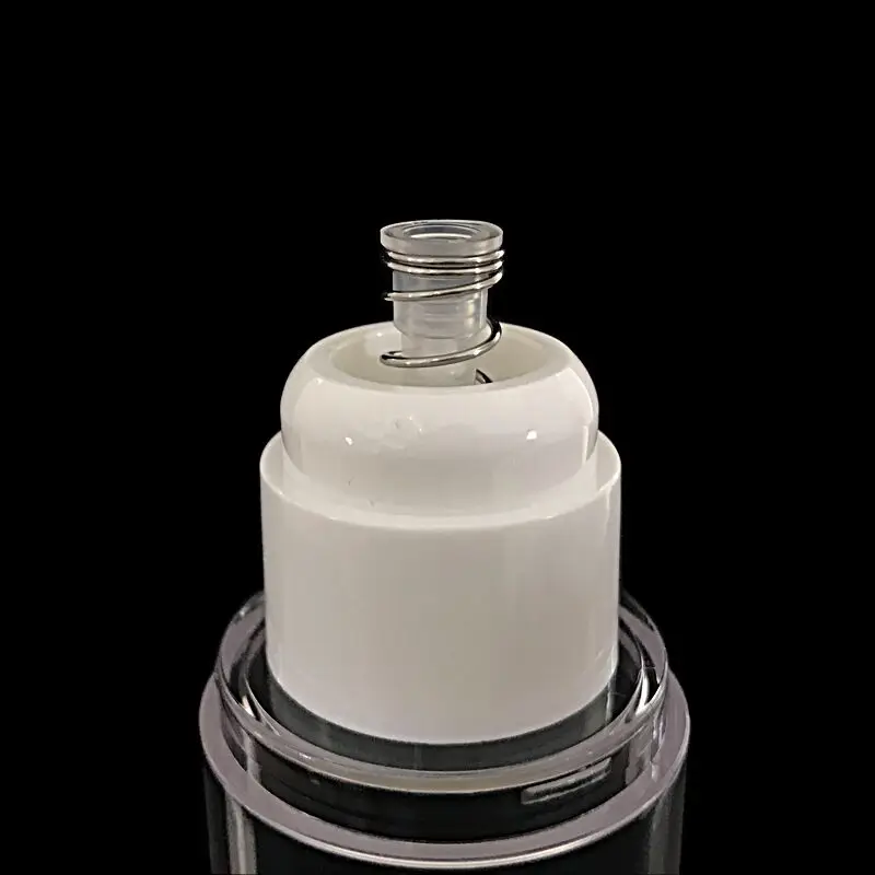 
The spot High quality 100ml AS clear Cosmetic airless lotion bottle manufacturer/skin care spray bottle with pump 