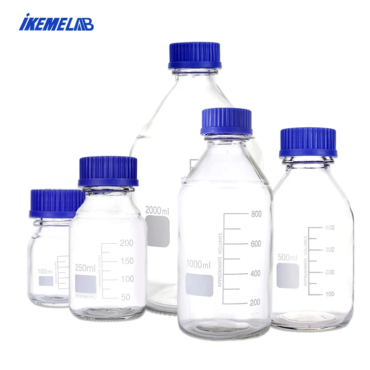 

Laboratory Glassware Tubular Vials Reagent Bottle