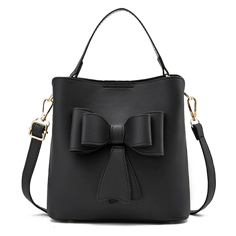 

Classic Bucket Bow Women's Crossbody Bag Large Capacity Portable Women's Handbag