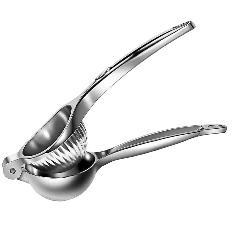 

Lemon Squeezer Stainless Steel with Premium Quality Metal Squeezer Bowl - Large Manual Citrus Press Juicer Lime Squeezer