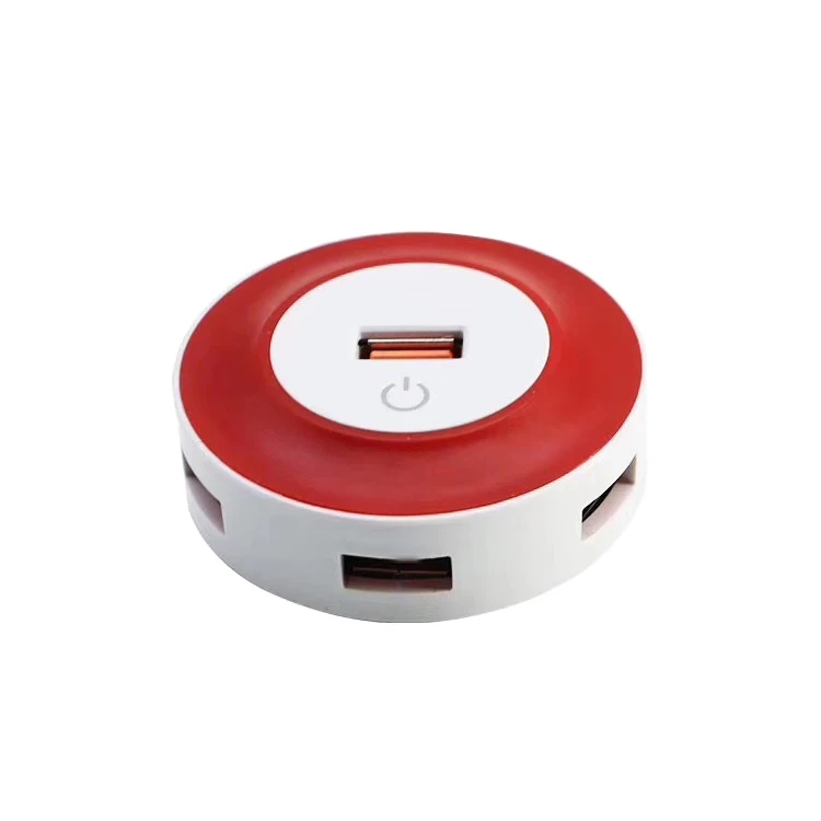 Portable 4 USB port multi 3.0 usb hub , keyboard mouse phone flash drive data charging usb splitter for computer and car