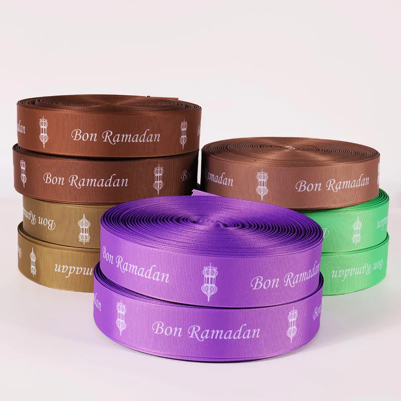 high quality 1/8 inch to 4 inch wholesale custom print  Solid Color  all color  Satin Ribbon for gift packing