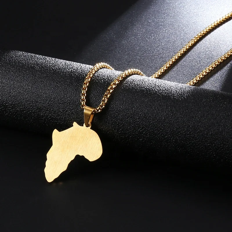 

Newly designed exquisite fashion Dubai Gold Jewelry Necklace Stainless Steel Men's 18k Gold Jewelry Pendant Necklace, Picture shows