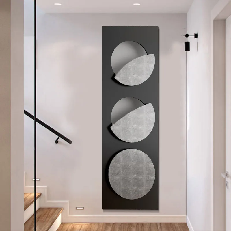 

Home Decor Large Abstract Geometric Wooden Painting Custom 3D Wood Wall Art
