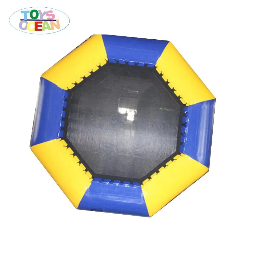 

2021 new design inflatable water trampoline water jumping bed for summer water games