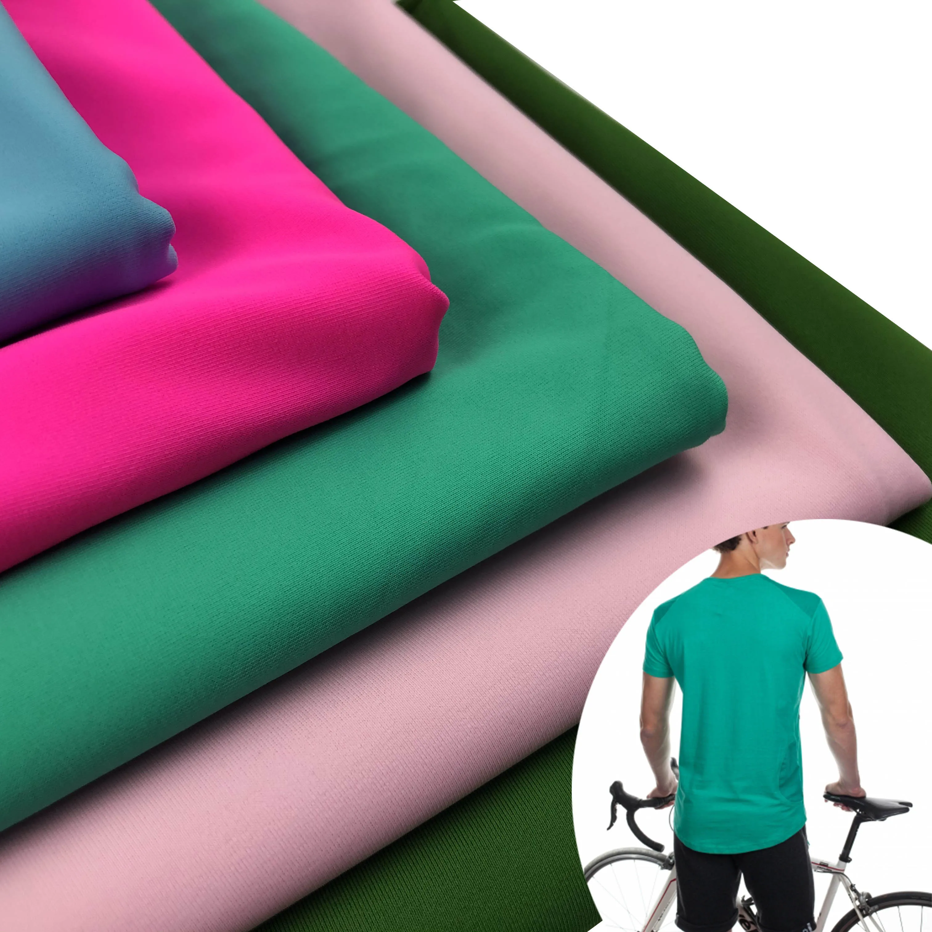 Jdttex Wholesale Biflex Knitted Swimwear Fabric 80% Polyamide 20% Spandex Stretchy