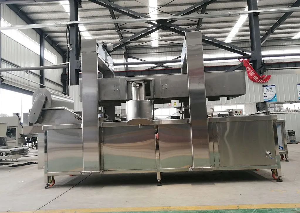 cassava frying machine