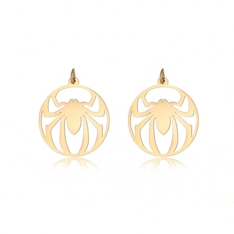 

Gold-plated stainless steel spider necklace accessories pendant necklace female fashion simple accessories