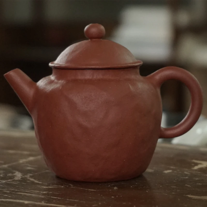 

Manufacturers selling retro old-fashioned teapot ceramic teapot enamel purple clay teapot, Picture