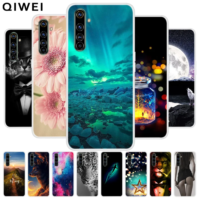 

For OnePlus Nord 2020 Case 6.44'' Clear Bumper Pattern Printed Soft TPU Back Cover For One Plus 8 Nord 5G Silicone Phone Cases