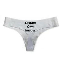 

Custom Images Print Women G String Ladies Sexy Strings Thongs Panties Tangas Breathable Traceless Underwear Lingerie