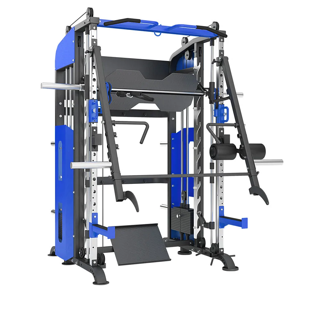 

Plate Hotel 2021 620724721301/6 Factory Directly Sale Commercial Gym Multi function Equipment Smith Machine with adjustable, Selectivity