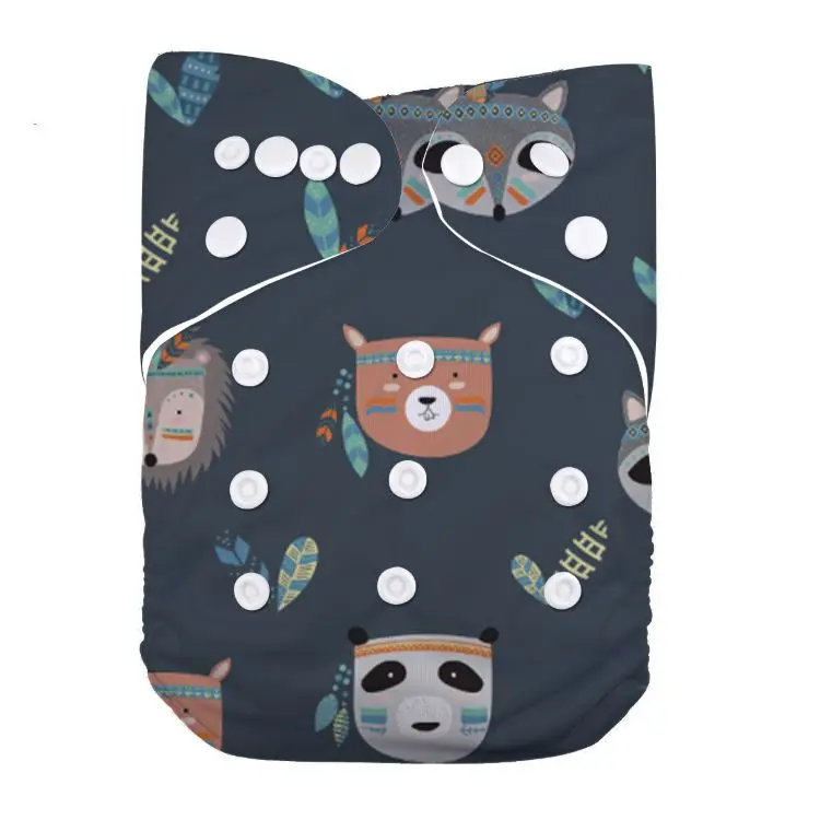 
All In One Cloth Diaper Christmas Diapers Waterproof Baby Linen Gauze Butt Talks Premature Bakle Bukle Mesh Inner Bale Jessee 