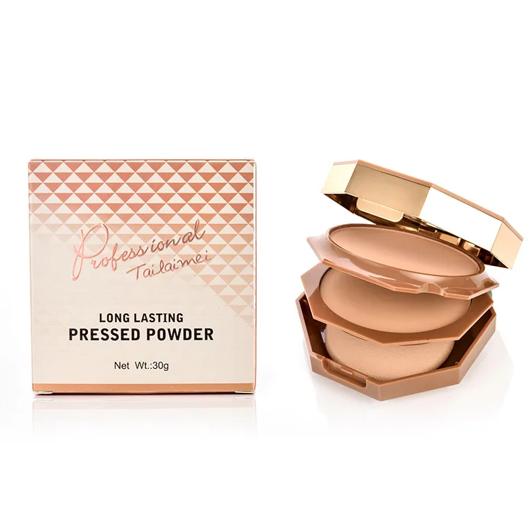 

Natural Concealer Oil Control Press Powder Foundation face powder makeup