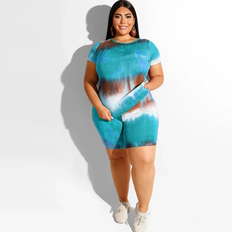 

2 piece set women's plus size clothing and ladies plus size shirts, Solid color