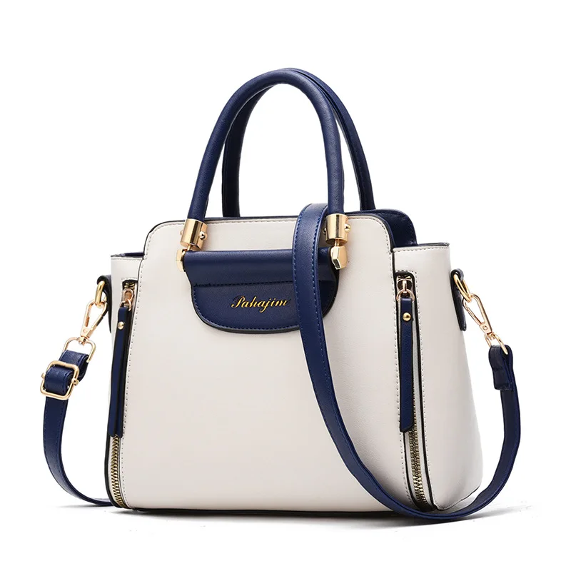 

2023 New Fashion Contrast Color Handbag Large Capacity One Shoulder Crossbody Bag