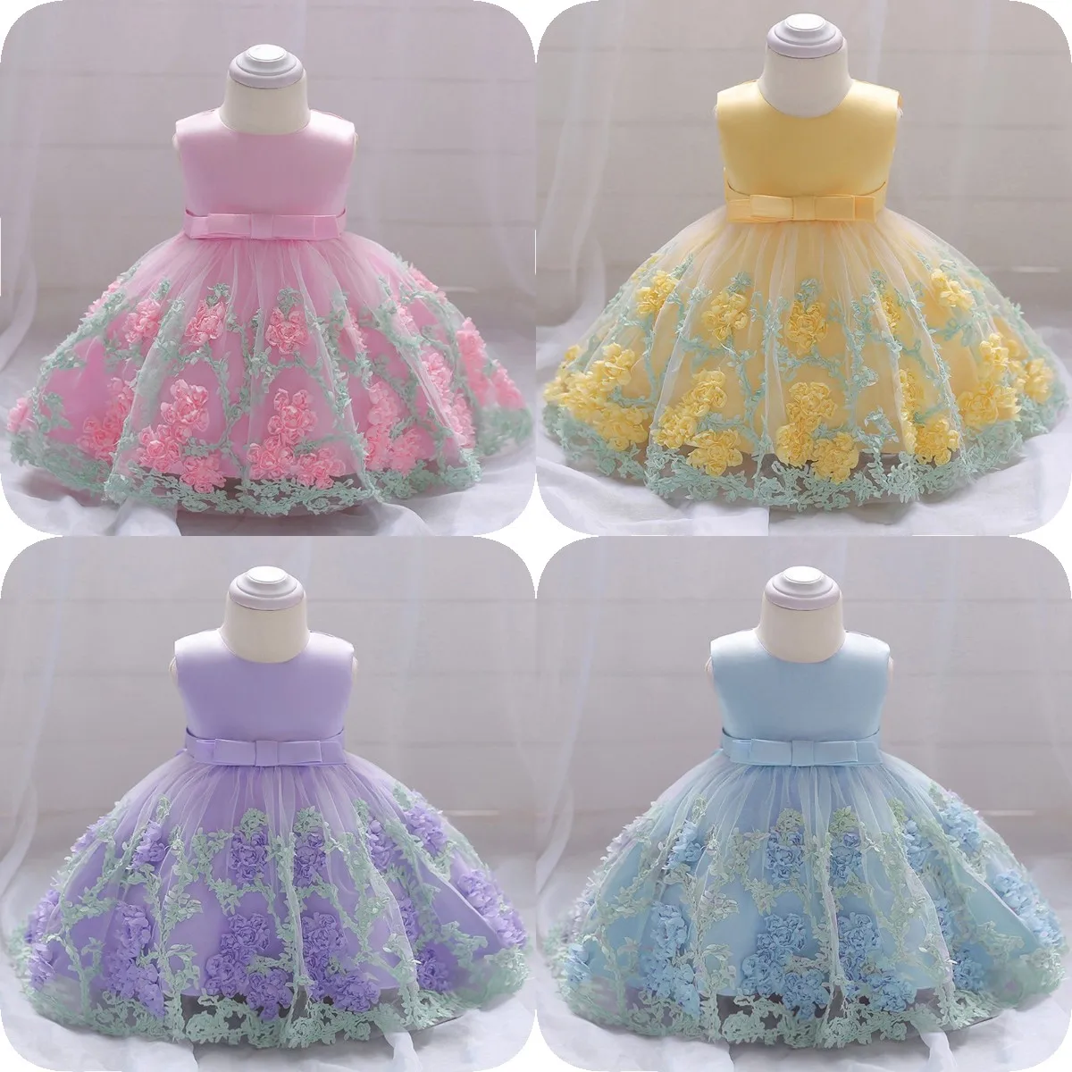 

Summer new princess Dress dress sun Yat-sen children trade dress