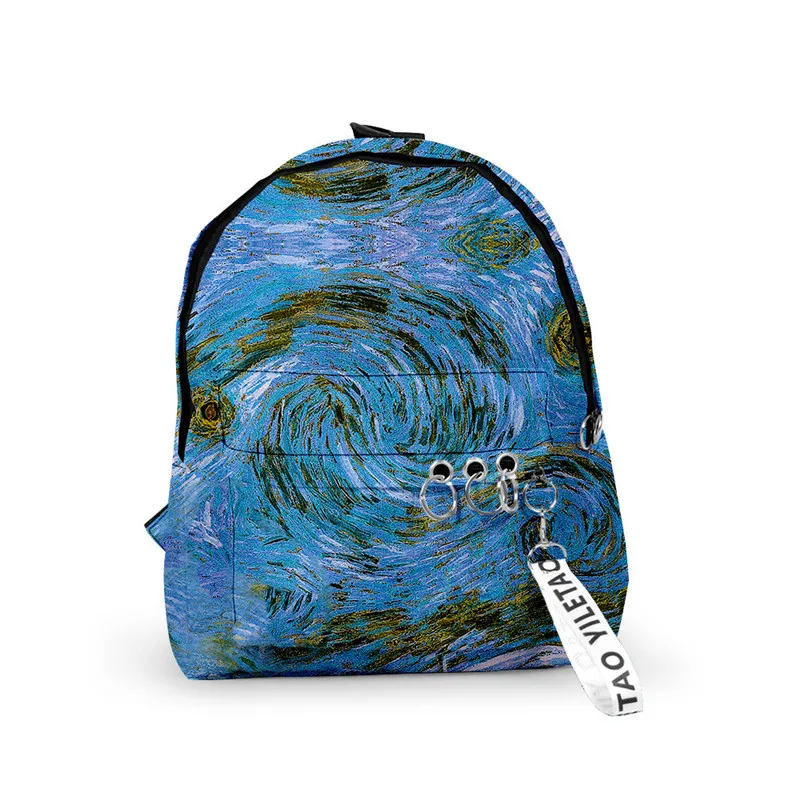 

Hot Sale Fashion Schoolbag For Teenager 26 Colors High Quality Tie Dye Backpacks School Bags For Children