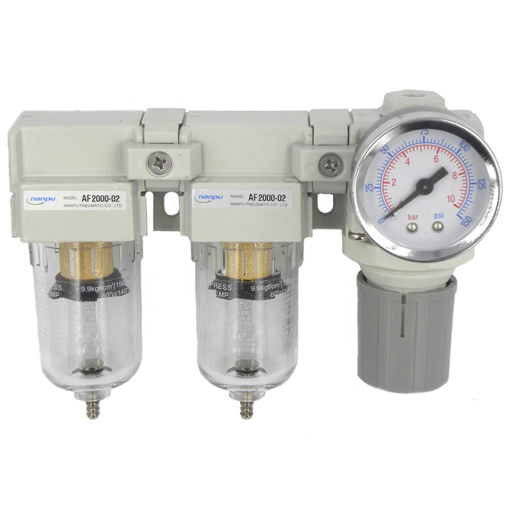 
SMC Type Pneumatic FRL Air Filter Regulator DFR 02 1/4