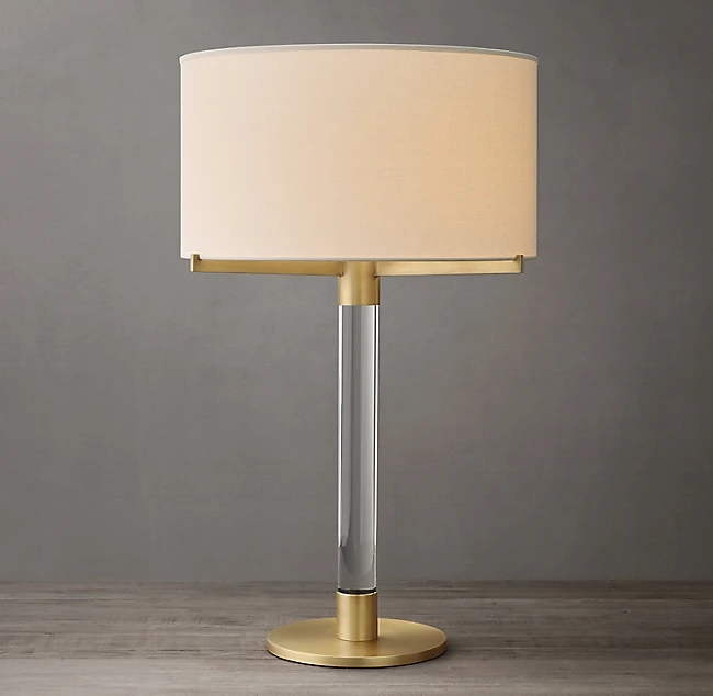Postmodern light luxury copper bedroom bedside table lamp modern minimalist living room coffee table study creative lamps