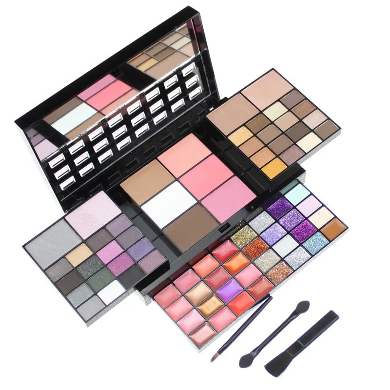 

Hot Sale High Quality Travel Kit Private Label Wholesale Makeup Kits For Girls 74 Colors Glamour Girl Makeup Kit