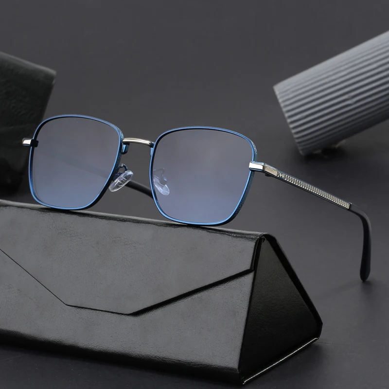 Rectangle Diamond Shades Personality Fashion Sunglasses 2024 square Sunglasses Metal Luxury Brand Eyewear