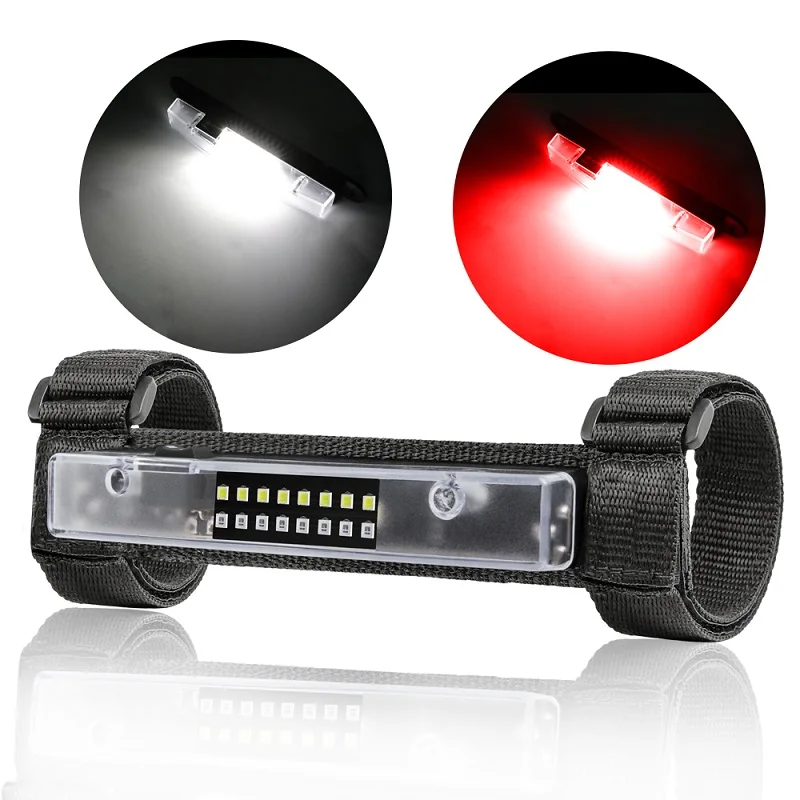 

White Red Light Combination Handheld Battery Operated UTV Dome Light