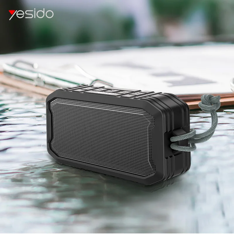 

Yesido Mini Small Portable Outdoor Activities Smart Sound Stereo Audio Waterproof IPX7 Wireless Box Speaker With Blue tooth