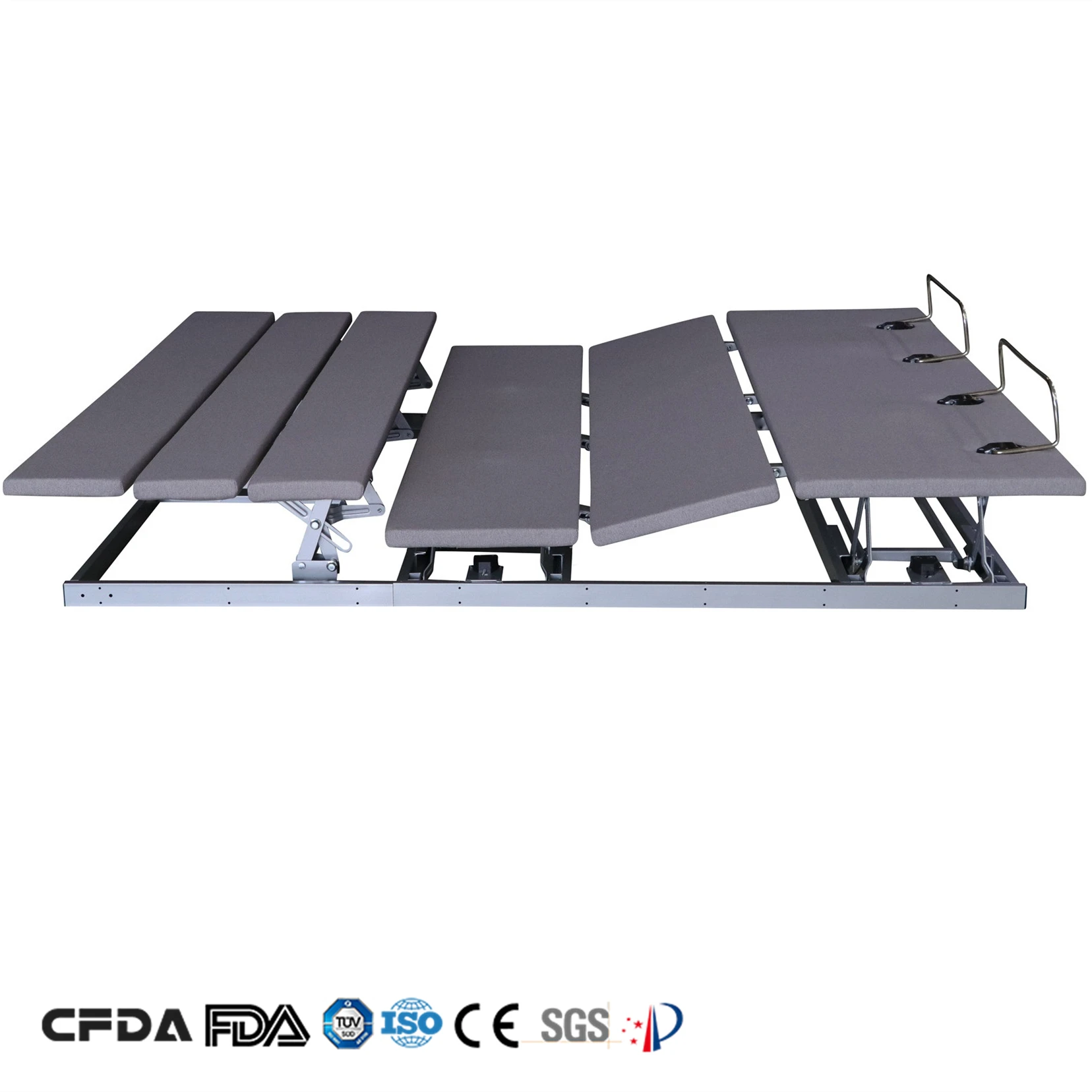 
L040 USA hotel steel bulk adjustable base hotel bed frames king 