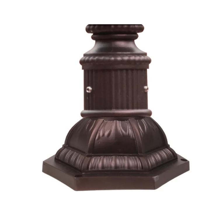 Factory price custom made outdoor waterproof  Ip54 European style vintage wall lamp garden lights post top light landscape light