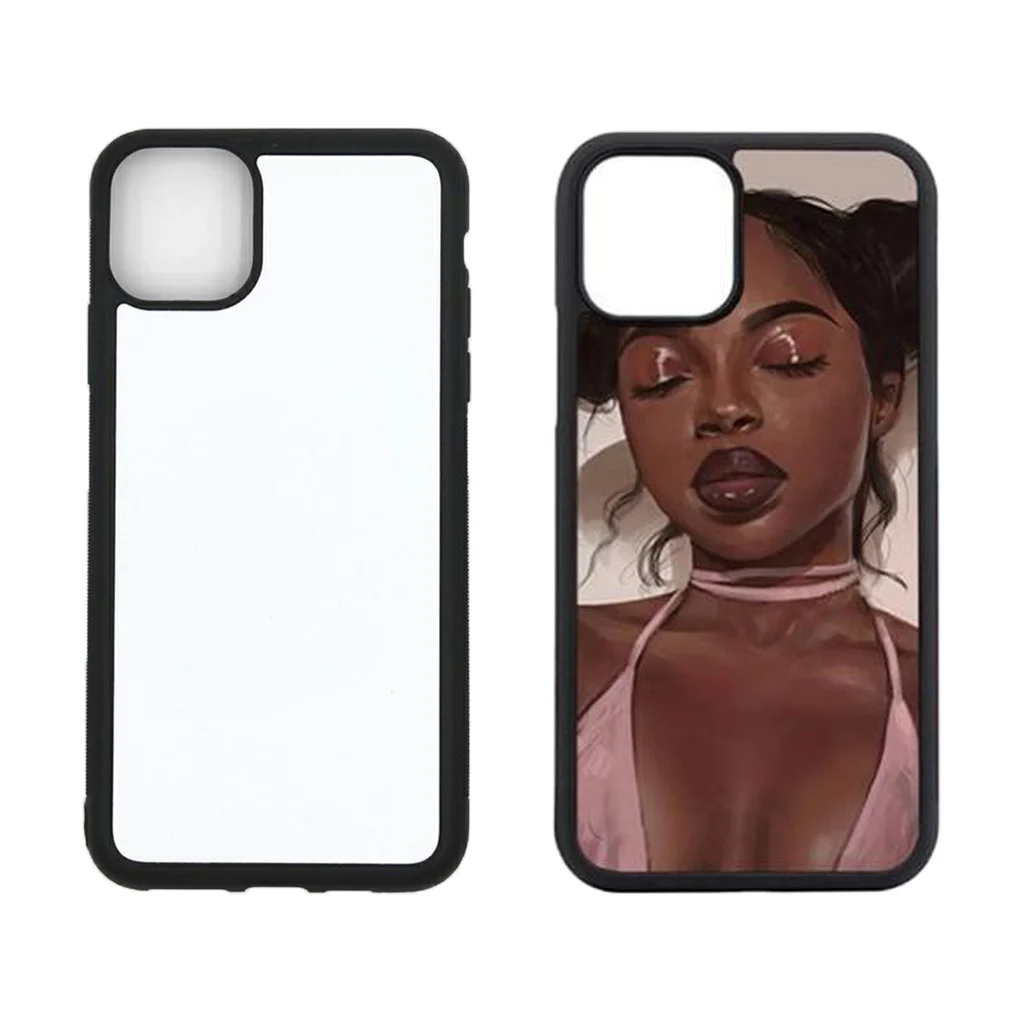 

Zhike for Coque Fundas Para Celulares 2d TPU Clear Cover Bulk Printing Black Girl New 2021 Sublimation iPhone 12 Phone Case