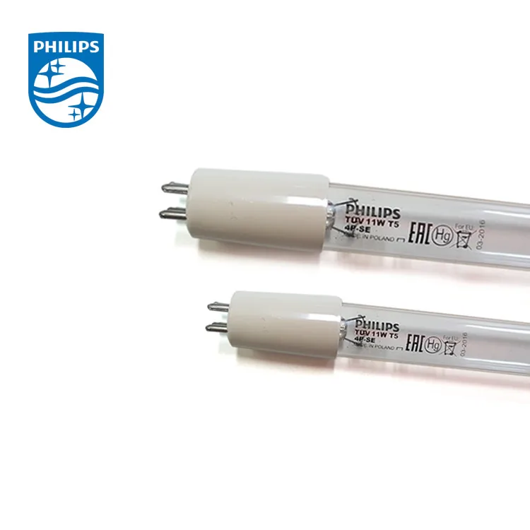 Trade assurance high quality 4 Pins Single Ended  UVC 11W 4p SE UNP/32 Philips lighting lamp TUV T5