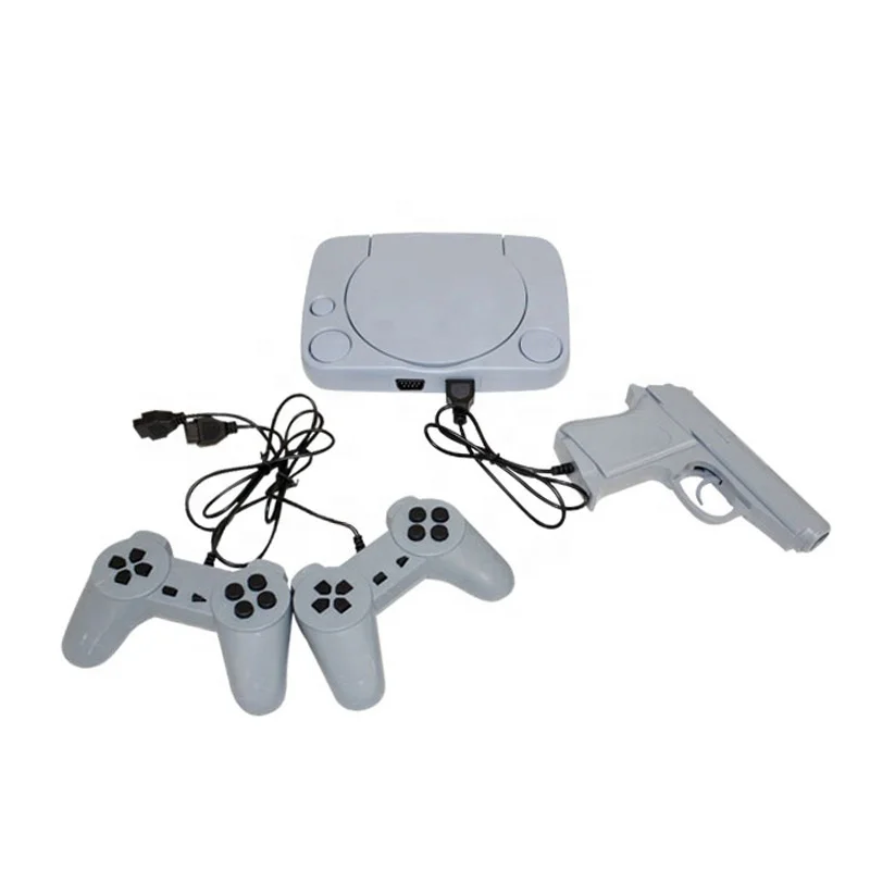 

Factory sale classic retro video game console with two joysticks support 8-bit home video game console, White