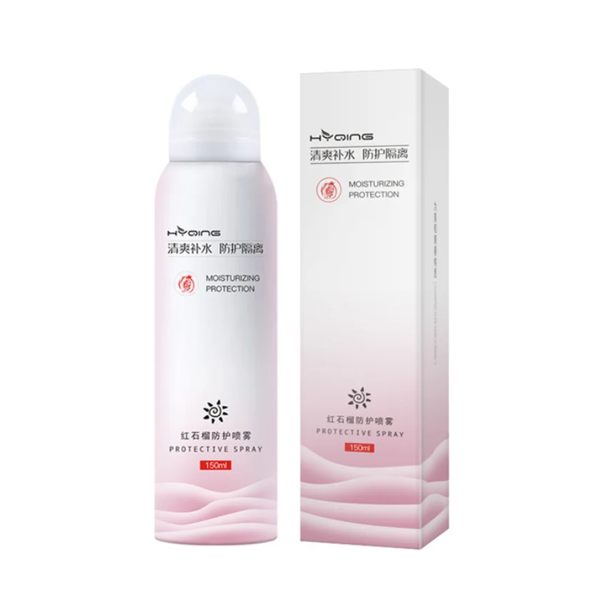 

Red Pomegranate face and body organic whitening sunscreen spray