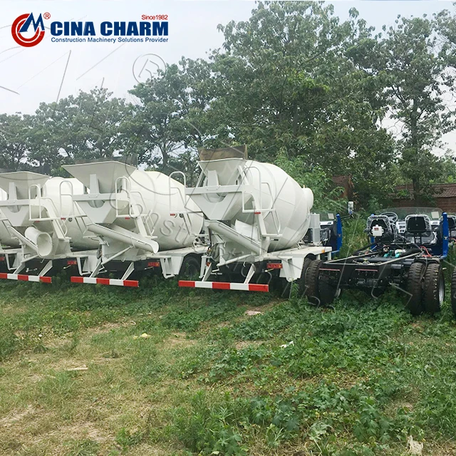 
3 cubic meters Mounted Ready mix Cement Concrete Mixer truck  (62242351959)
